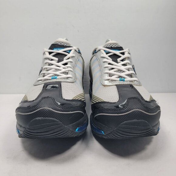 Skechers Resistance Men's Gray Blue Running Sneakers 52081 US Size 12 - Picture 3 of 8
